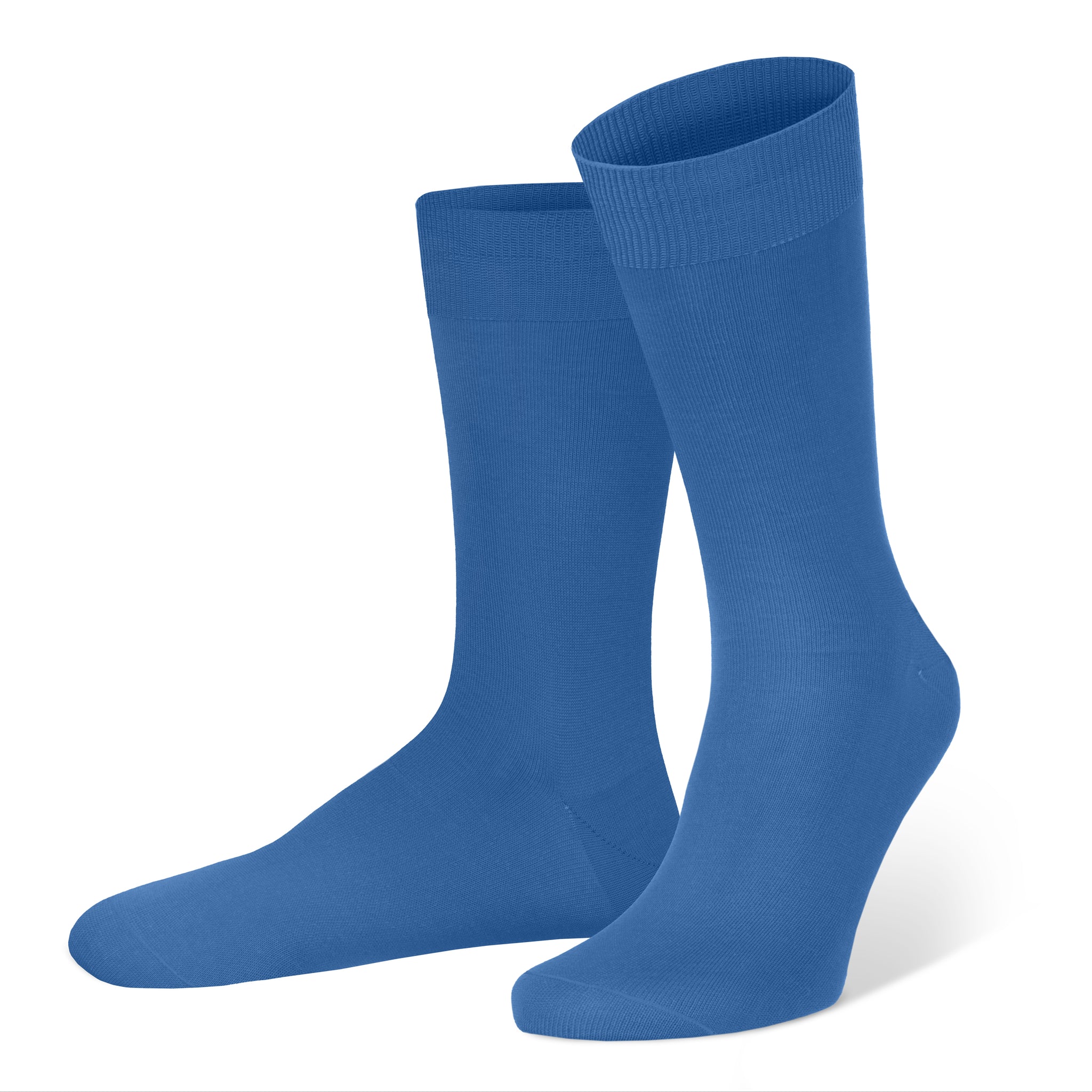 bsocks - Aviator Blau - Glatte Struktur, ohne Rippen