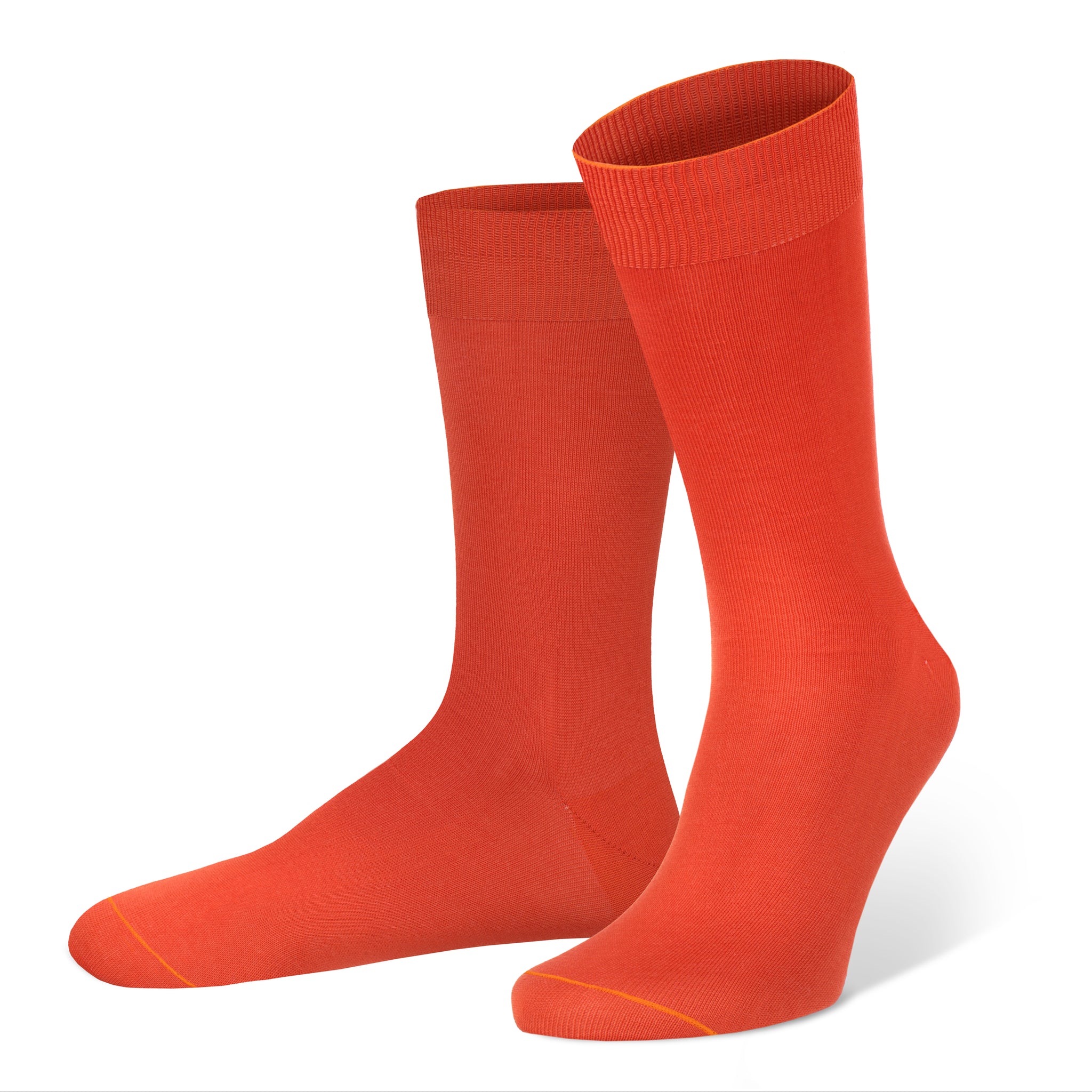 bsocks - Orange - Glatte Struktur, ohne Rippen